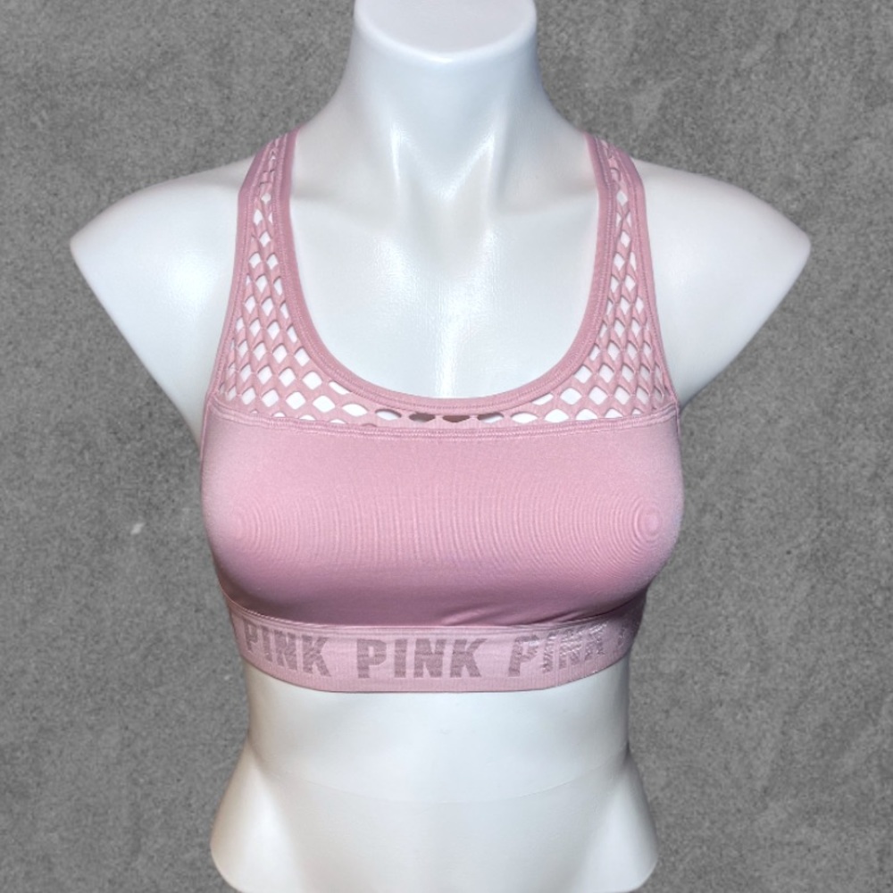 PINK Victoria’s Secret Mesh Sports Bra